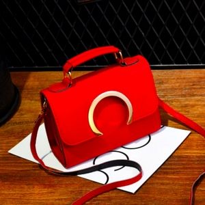 Ladies Fashion Crossbody Handbags Purses Bags - Red